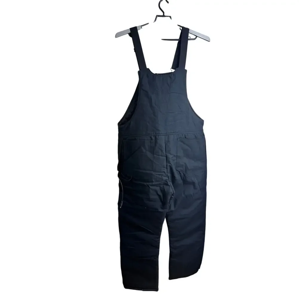 DAKOTA Outerwear Cold Weather Insulated Black Bib Overall Size M Zip Front, Leg
